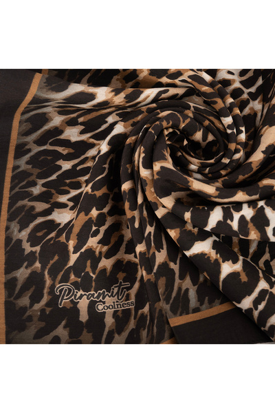 PİRAMİT Spring Viscon Eşarp | Mini Leopar