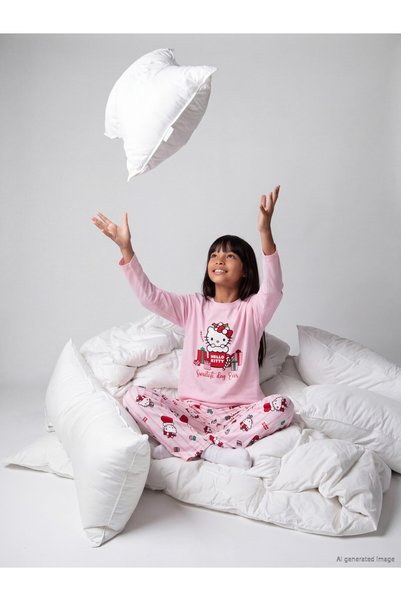 LC Waikiki Esvab • Modern & Distinctive Hello Kitty Printed Girls' Pajama Set