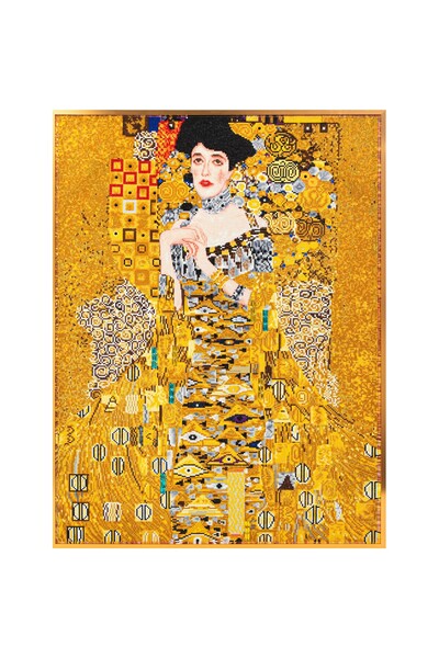 Zadem Store DIAMOND DOTZ "Altın Elbiseli Kadın" Elmas Mozaik-67 x 91 Mozaik P...