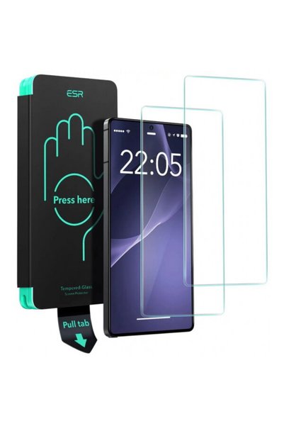 ESR Защитно стъкло за Samsung Galaxy S25 Ultra S938, Закалено стъкло, С цялос...
