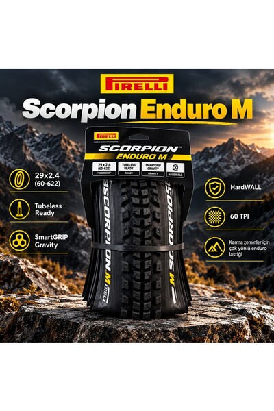 Pirelli Scorpion Enduro M 29X2.4 Mtb Dış Lastik Tubeless Ready Smartgrıp Grav...