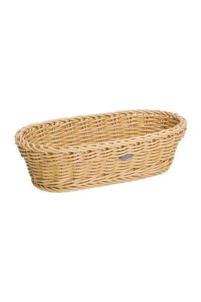 Saleen Oval bread basket, 28 x 16 cm, Light Beige -