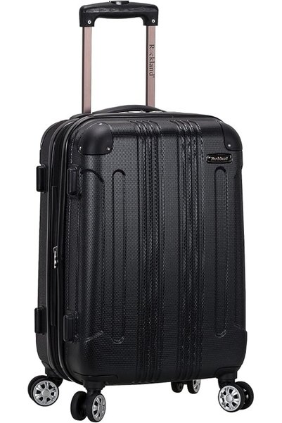 ROCKLAND Hardside Expandable Luggage with Spinner Wheels, Multicolor