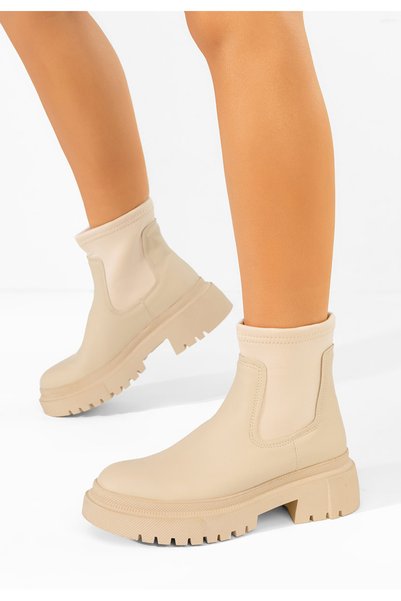 B T Shoes Women's boots Delinia beige