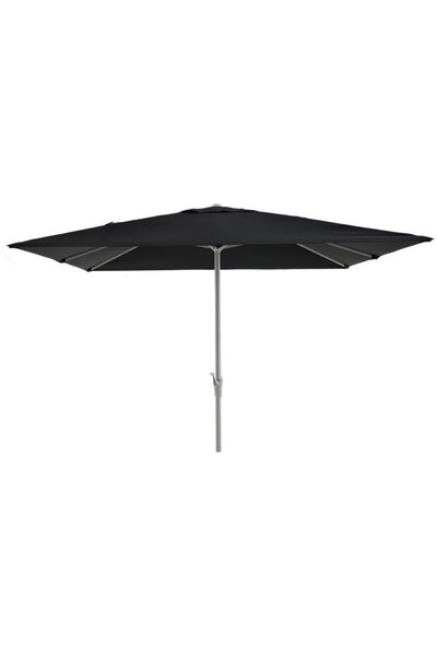Naterial Umbrela terasa, aluminiu/poliester, 285 x 285 cm, H 271 cm, Gri Antr...