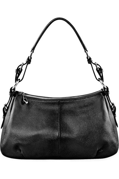 GENERAL S-ZONE Womens Hobo Genuine Leather Shoulder Bag Top-handle Handbag La...