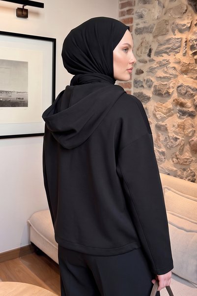 zenne Scuba Sweat 202719 - SİYAH