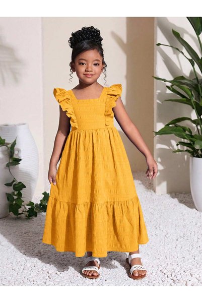 Sheya Rochie, galben
