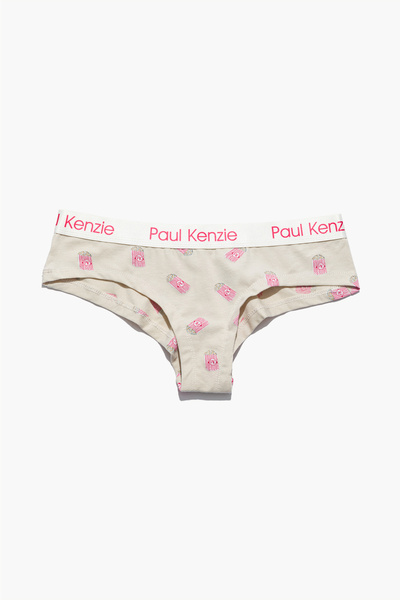 Paul Kenzie Women's Cheeky Panties - Popcorn