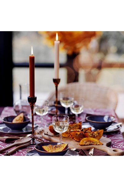 IKEA BLOMSTER Candlestick, set of 2 - brown