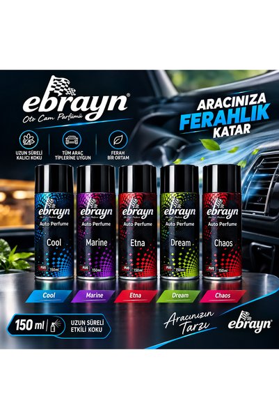 Ebrayn Araba Parfüm Seti Oto Kokusu 5'li
