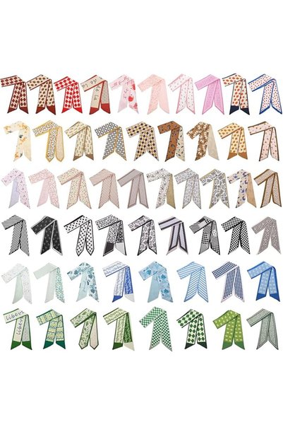 TERRIFI Silk Scarves, Fashion Boho Satin Neck Scarf for Women, Silky Smooth L...