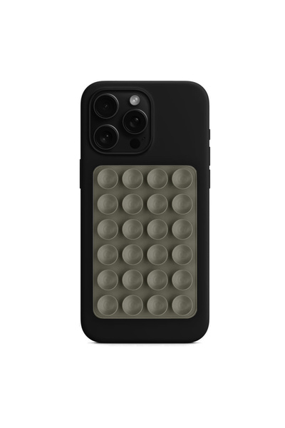 Aiyando Suport telefon StickyMate – ventuza adeziva din silicon, forma dreptu...