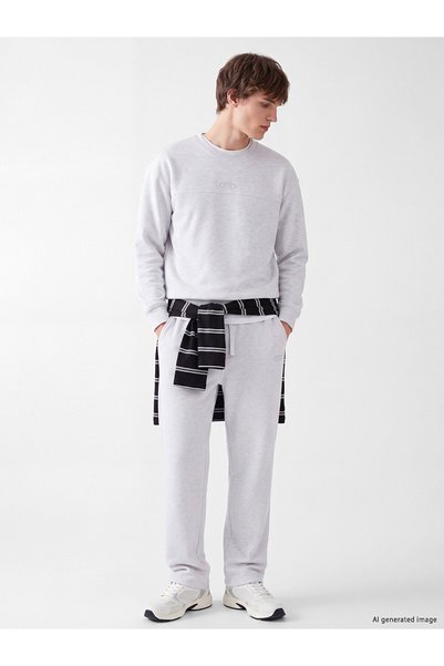LC Waikiki Pantaloni pentru bărbați cu broderie NYC, Sparkling Choices de la Shining Store