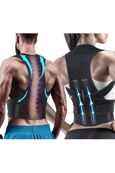 DMG TECH DMG Back Brace, Posture Corrector for Women and Men, Back Support Straightener, Upper Back Brace Pos