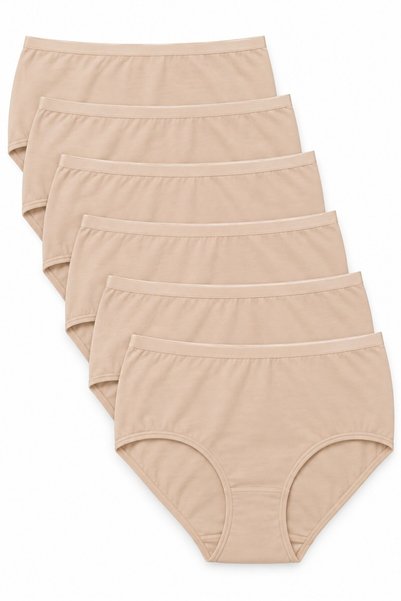 REN Women's 6-Piece Non-Marking High Waist Bato Panties