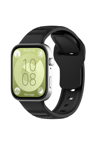 Aiyando Curea pentru Huawei Fit 3 din silicon - negru