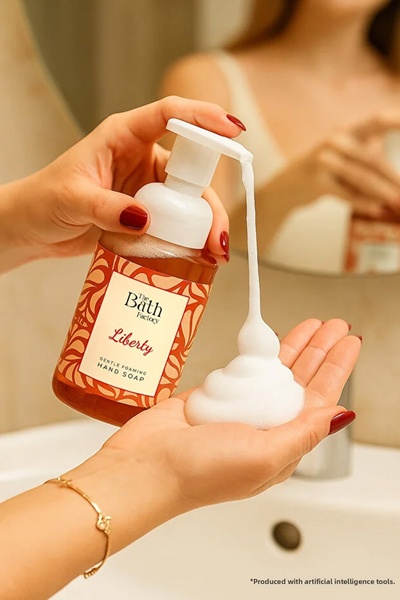 THE BATH FACTORY صابون رغوي مرطب ومنقي ليبرتي 300 مل