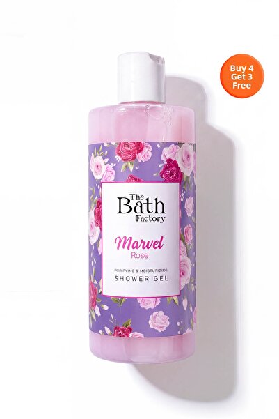 THE BATH FACTORY Moisturizing and Nourishing Marvel Rose Shower Gel 400 ml