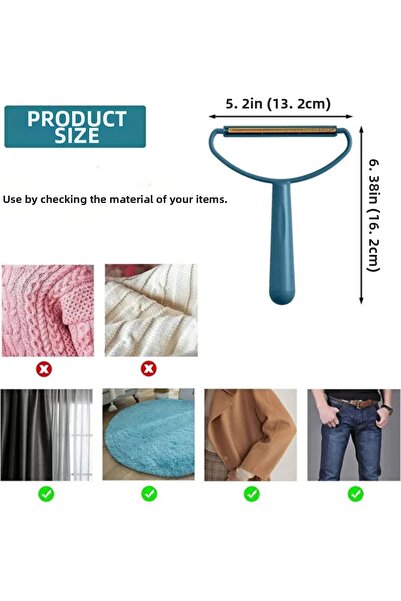 Muhtelif Double Sided Cat and Dog Hair Clothing and Sofa Lint Collector