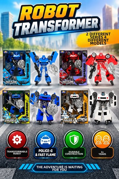 canrodi 5039 Sun-Yfn-Robot Transformer Police-G/Fast Flame 2R 2A