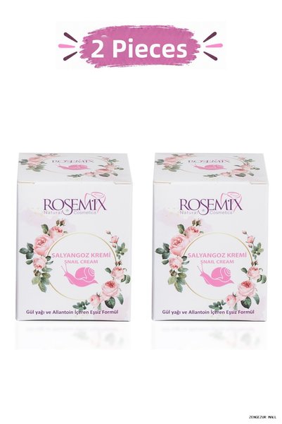 ROSEMIX ZNGZRMLL mix - كريم بخلاصة الحلزون 50 مل - مجموعة من قطعتين (154103)