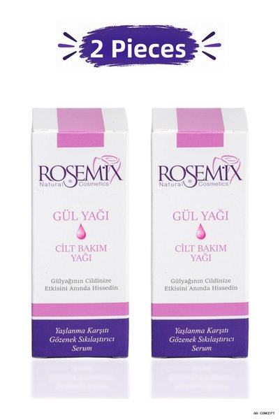 ROSEMIX كونسيبتا - سيروم زيت الورد 30 مل - مجموعة من قطعتين (160129)