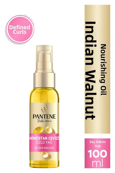 Pantene Pro-V Coconut Extract, Defined Curls Hair Care Oil for Electrically C...