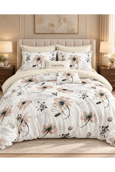 elegant home pucioasa Lenjerie de pat finet 6 piese SR37