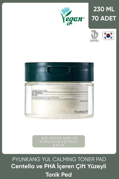 Pyunkang Yul - Calming Toner Pad Hassas Ciltler İçin Yatıştırıcı & Arındırıcı...