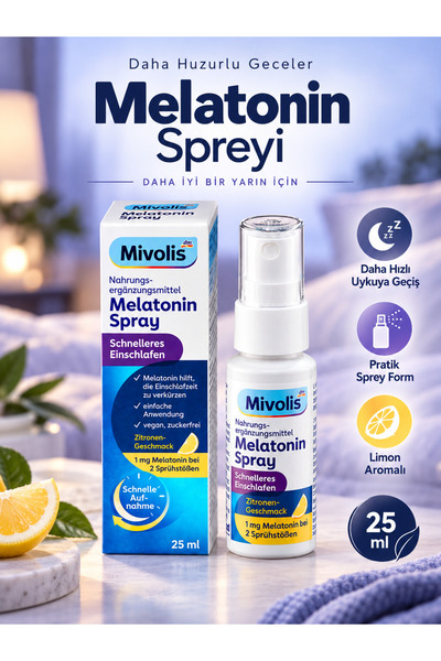 Gece Rutini Uyku Spreyi 30 ml – Uyku Düzeni ve Rahatlama Desteği