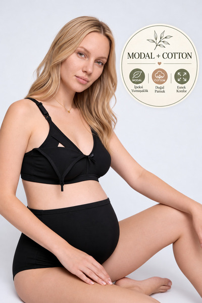 Artış Modal Cotton Capless Nursing Bra