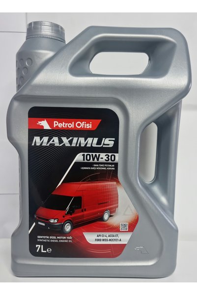 Petrol Ofisi Maximus 10W30 7 LT Ağır Hizmet Dizel Motor Yağı
