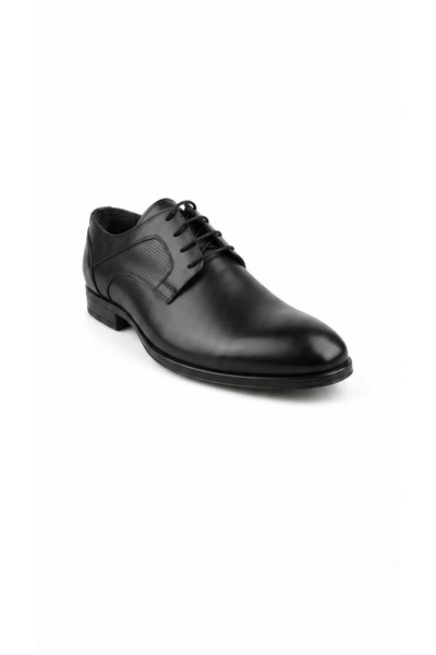 Ustalar Ayakkabı Çanta Black Men's Genuine Leather Classic Shoes 013.2006