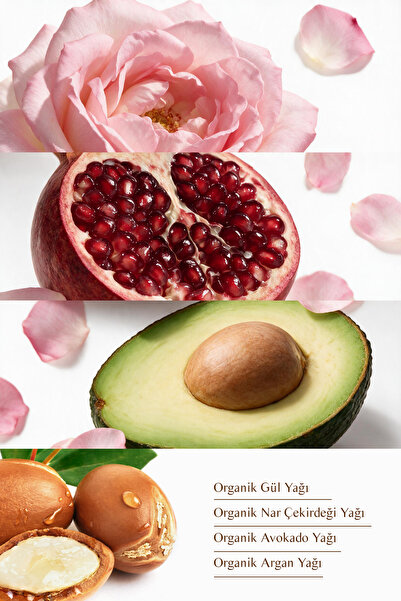 Bioterra Organik Gül Vücut Yağı | Doğal Nemlendirme & Cilt Besleyici - 250ml