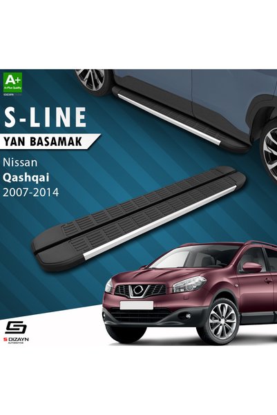 S Dizayn Nissan Qashqai S-Line Aluminyum Yan Basamak 173 Cm 2007-2014 A+ Kali...