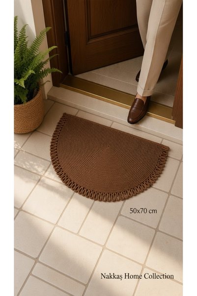 Nakkaş Home Collection Nakkaş Home Kapı Önü Yarım Ay Jüt Paspası 50x70 Diğer