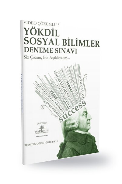 Ankara Dil Akademisi Video Çözümlü 5 YÖKDİL Sosyal Bilimler Deneme Sınavı / A...