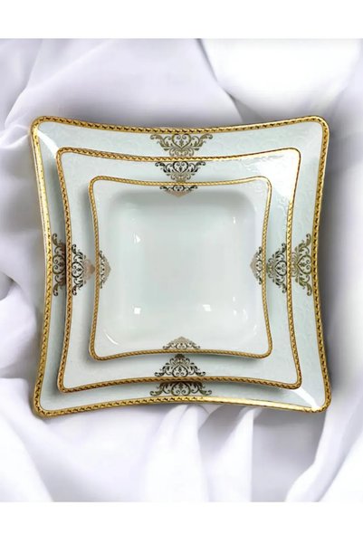 Pars 12 Kişilik 48 Parça Gold Yemek Takımı