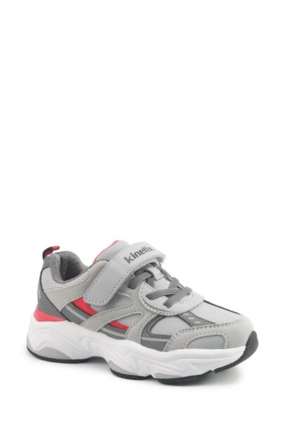 Kinetix Interest Pu J F A.Grey-A.Red Boys' Sports Shoes
