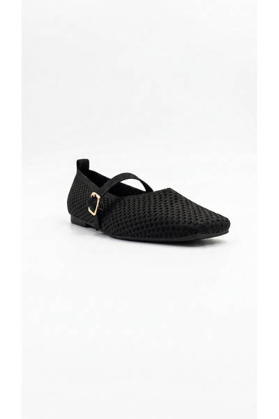 Ustalar Ayakkabı Çanta Black Women's Ballerinas 319.128-454