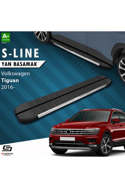 S Dizayn VW Tiguan 2 S-Line Krom Yan Basamak 173 Cm 2016-2024 A+ Kalite VW-TG...