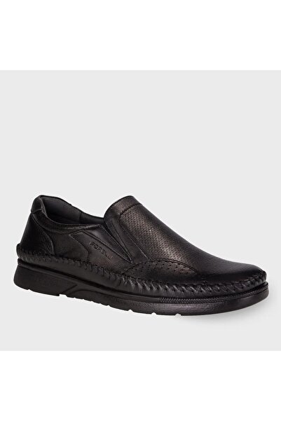 Forelli 32617-H Never Black Pantofi pentru bărbați din piele naturală