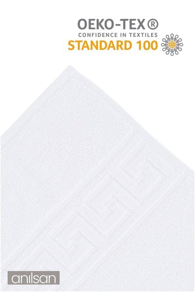 Anılsan Pachet de 2 prosoape de baie alb grecesc - 70x140 cm, 490 gr, 100% bumbac, prosoape spa și hotel