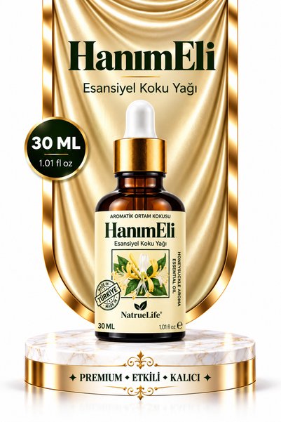 NaTrueLife Hanımeli - Esansiyel Koku Yağı - Aromatik Oda ve Ortam Kokusu 30 ML