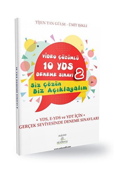 Ankara Dil Akademisi Video Çözümlü 10 Yds Deneme Sınavı - 2 Tijen Tan Gülse &...