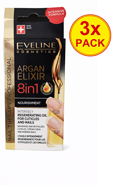 Eveline Cosmetics Συσκευασία 3 τεμαχίων Λάδι για νύχια και πετσάκια, Eveline ...