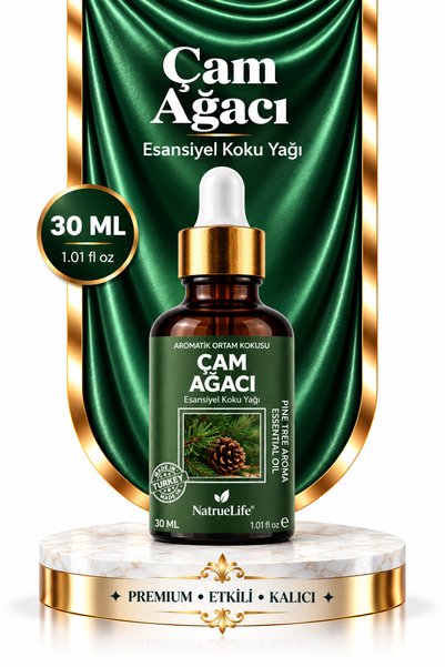 NaTrueLife Çam Ağacı - Esansiyel Koku Yağı - Aromatik Oda ve Ortam Kokusu 30 ML