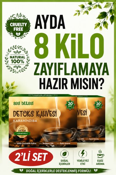 ASEL BİTKİSEL Detox Form Kahve zayıflamak kilo-vermek