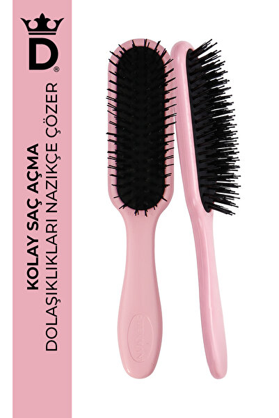 Denman D90 Mini Detangler Saç Fırçası Pink Crush